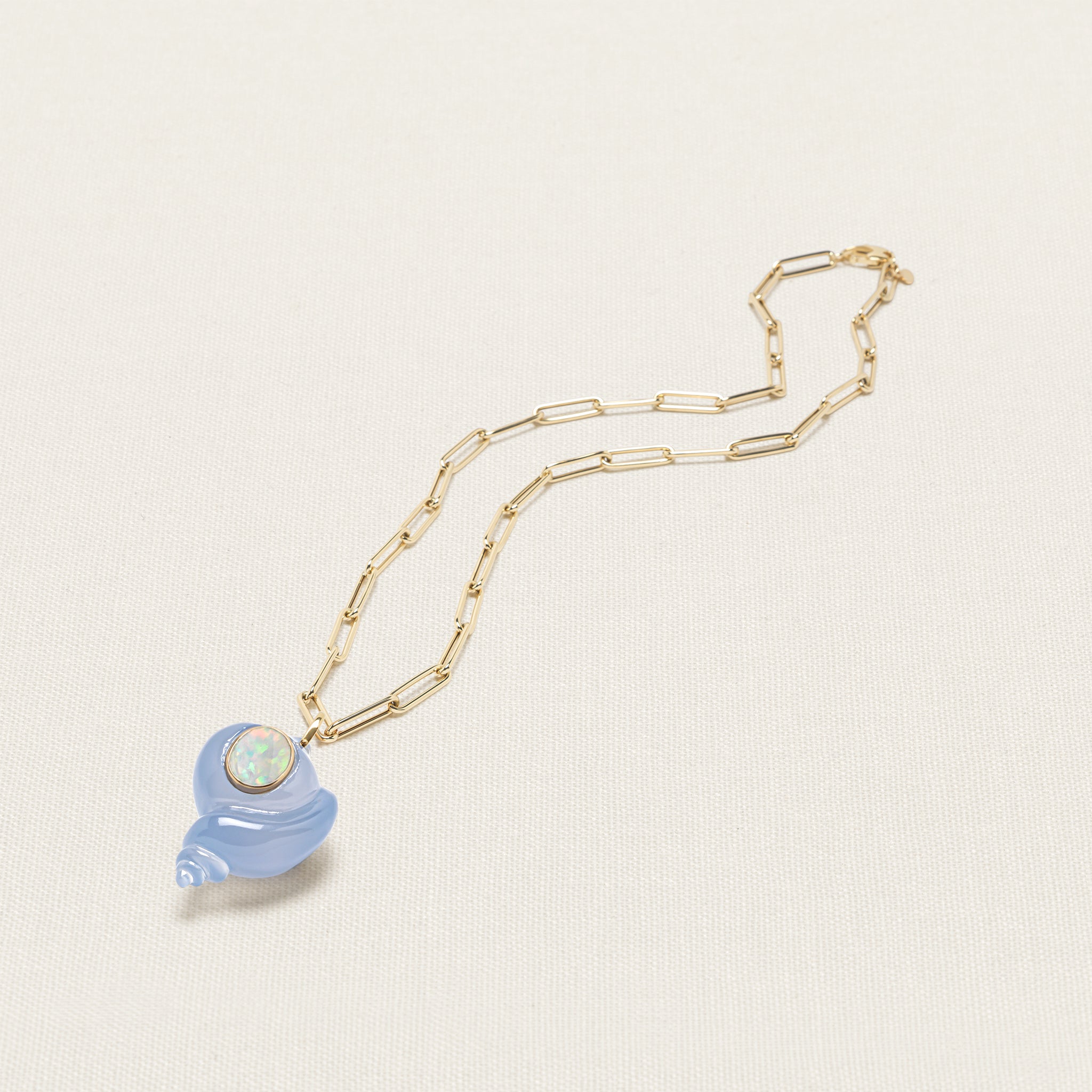 Opal shell hot sale necklace